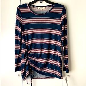 Striped Long-Sleeve Top